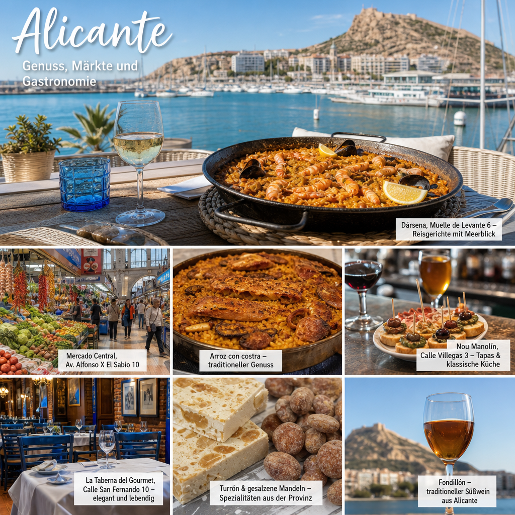 Genuss, Märkte und Gastronomie in Alicante: passendes Reisemotiv und touristischer Eindruck