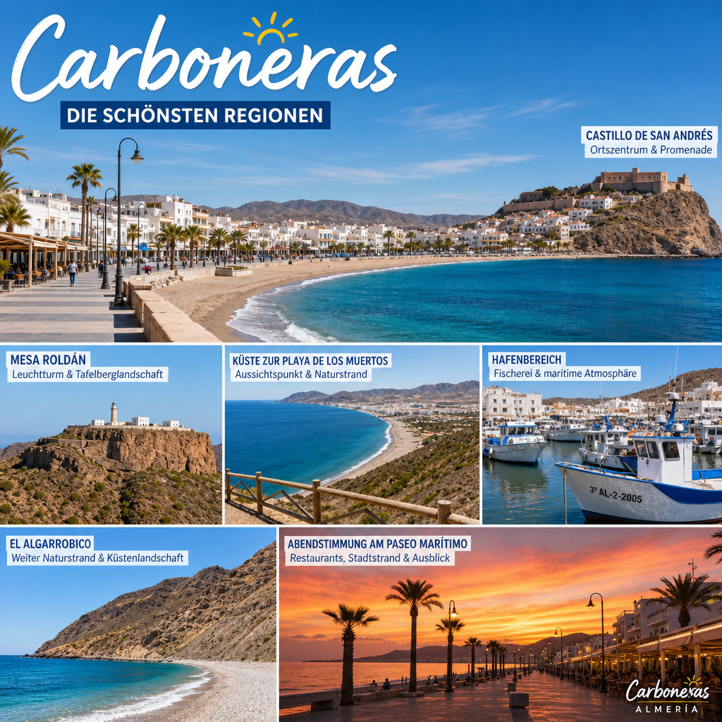 Die schönsten Regionen in Carboneras: passendes Reisemotiv und touristischer Eindruck