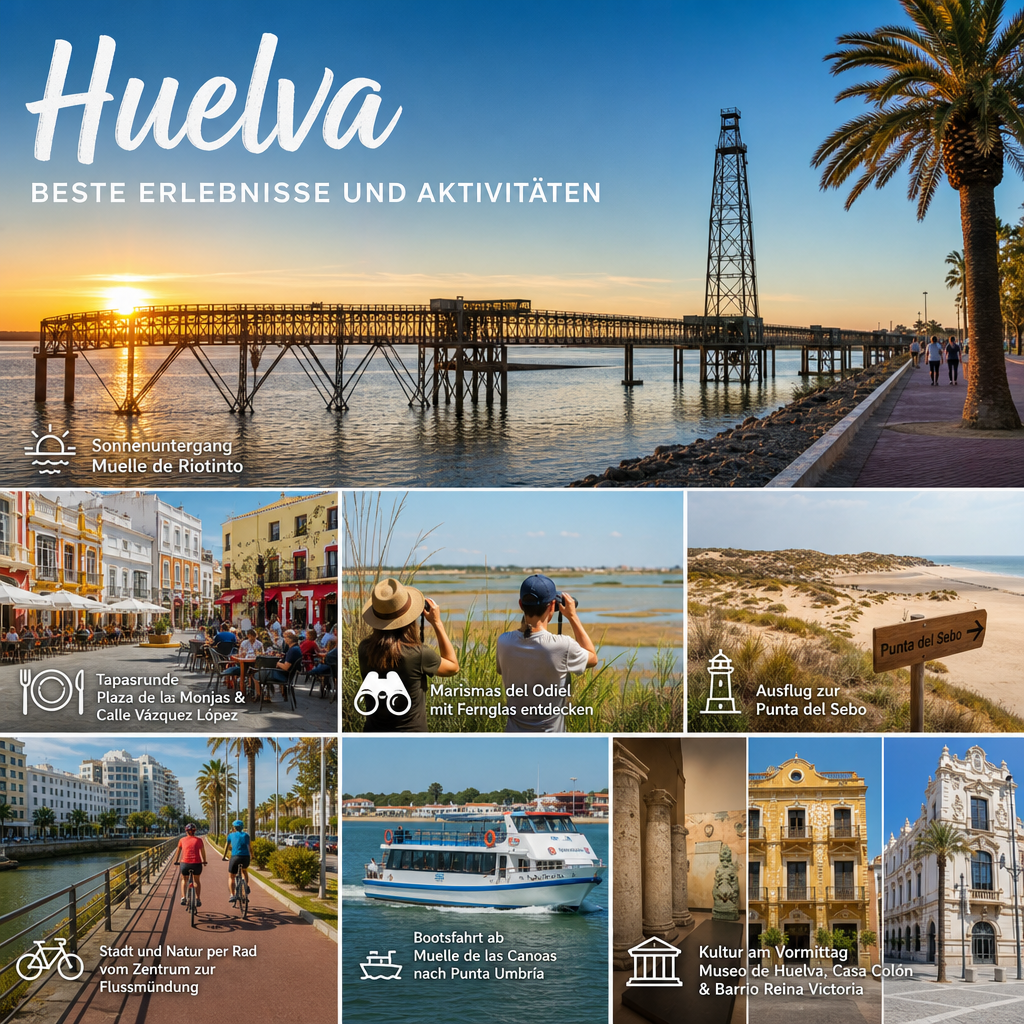 Beste Erlebnisse und Aktivitäten in Huelva: passendes Reisemotiv und touristischer Eindruck