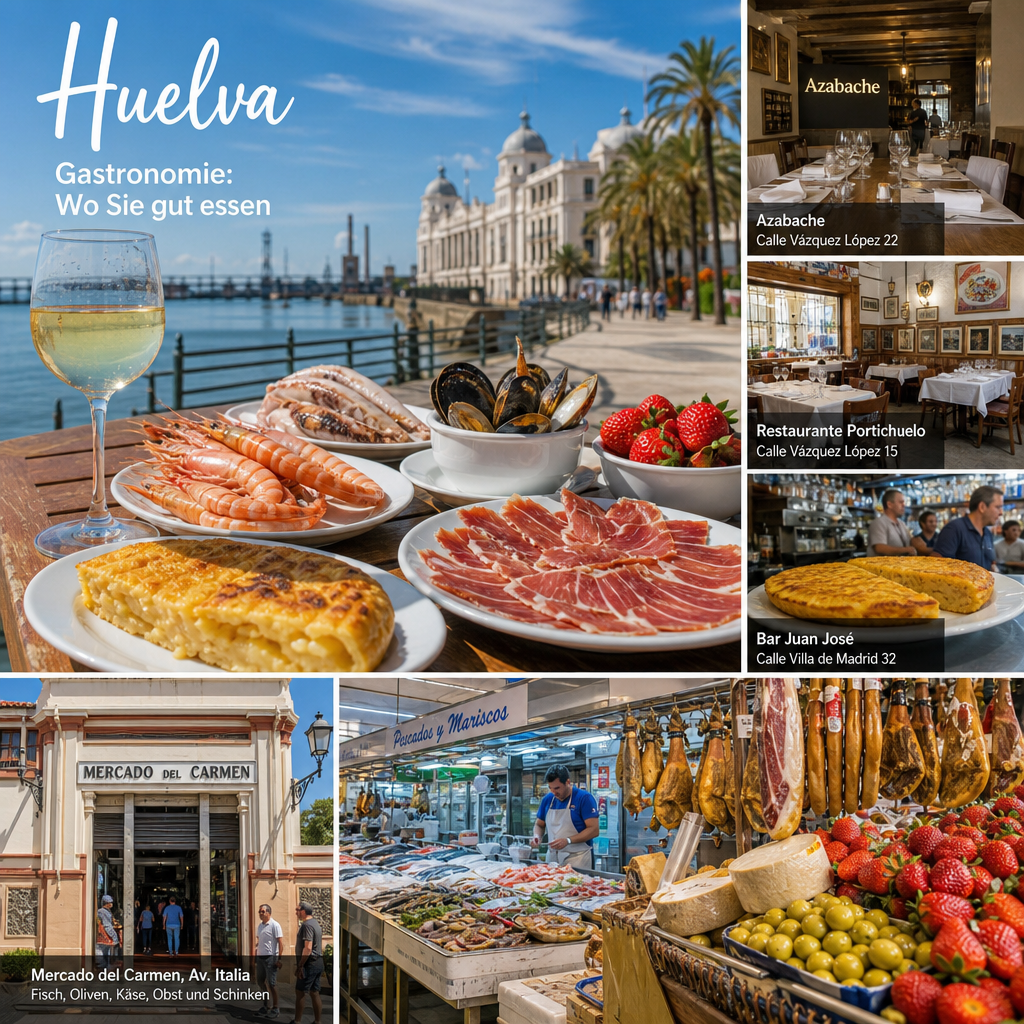 Gastronomie in Huelva: Wo Sie gut essen: passendes Reisemotiv und touristischer Eindruck