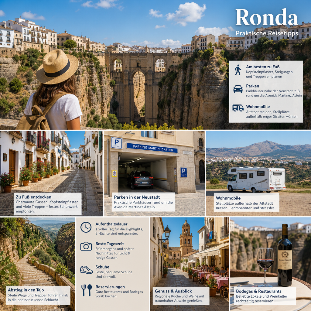 Praktische Reisetipps für Ronda: passendes Reisemotiv und touristischer Eindruck