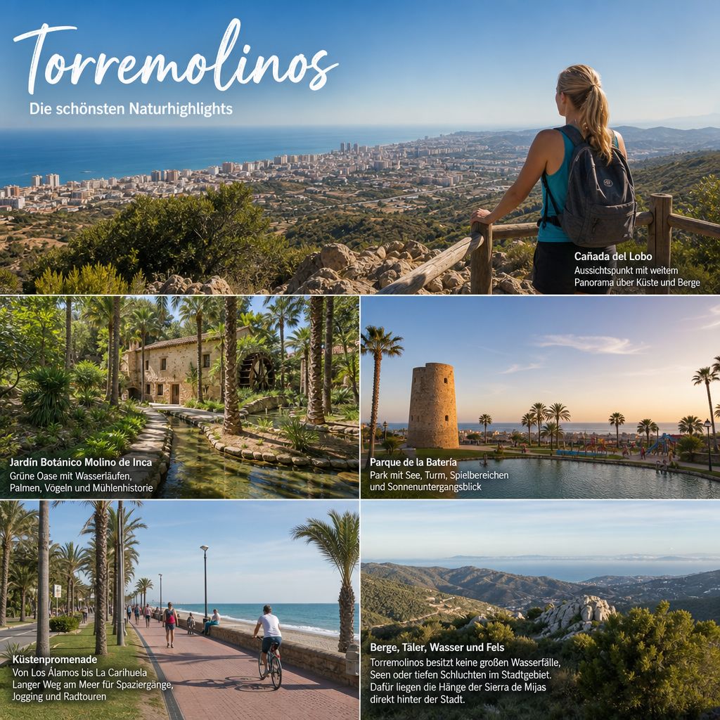 Die schönsten Naturhighlights in Torremolinos: passendes Reisemotiv und touristischer Eindruck