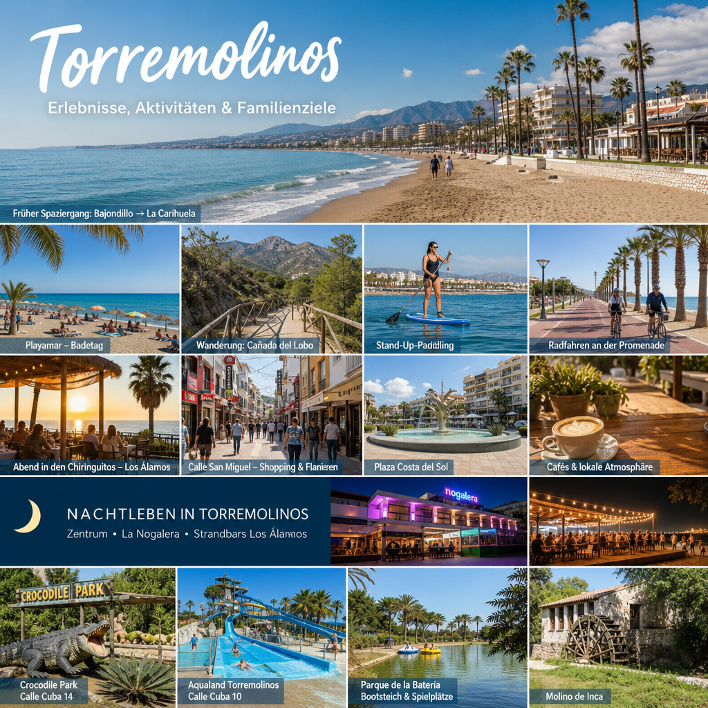 Erlebnisse, Aktivitäten und Familienziele in Torremolinos: passendes Reisemotiv und touristischer Eindruck